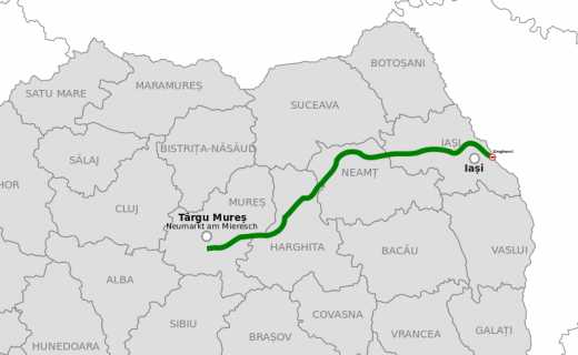 „Verde” pentru Autostrada Unirii, care leagă Transilvania de Moldova. A fost semnat contractul de proiectare